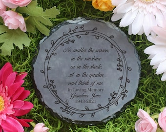 Memorial Gift | Memorial Stone | Memorial Garden Stone | Personalized Memorial Stone | Memorial Stone Personalized | Sympathy Gift