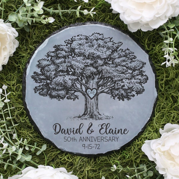 Personalized Anniversary Gift | Personalized Garden Stone | Personalized Gift | Anniversary Gift | 50th Anniversary | 20th Anniversary Gifts