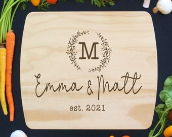 Personalized Cutting Board | Gift For Couple | Cutting Board | Wedding Gift | Engagement Gift | Housewarming Gift | Gift For Her | Gifts