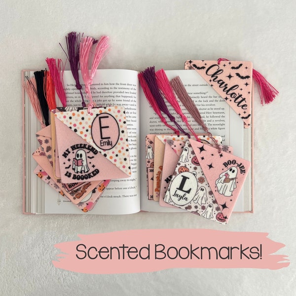 Bookmark | Scented Bookmark | Kids Halloween | Halloween | Halloween Gift | Gift For Girl | Gift For Teen | Book Lover Gifts | Books | Gifts