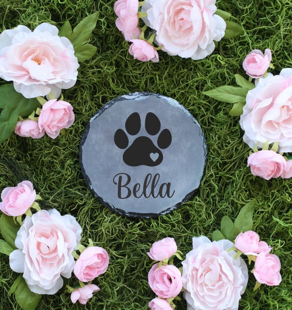 Pet Memorial Pet Memorial Stone Personalized Pet Memorial Etsy