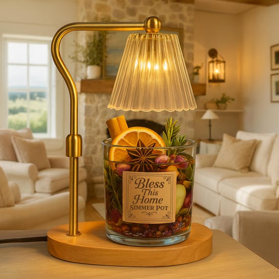 Housewarming Simmer Pot - Stovetop Potpourri Jars with Dried Fruits - New Home Present - Hostess Gift
