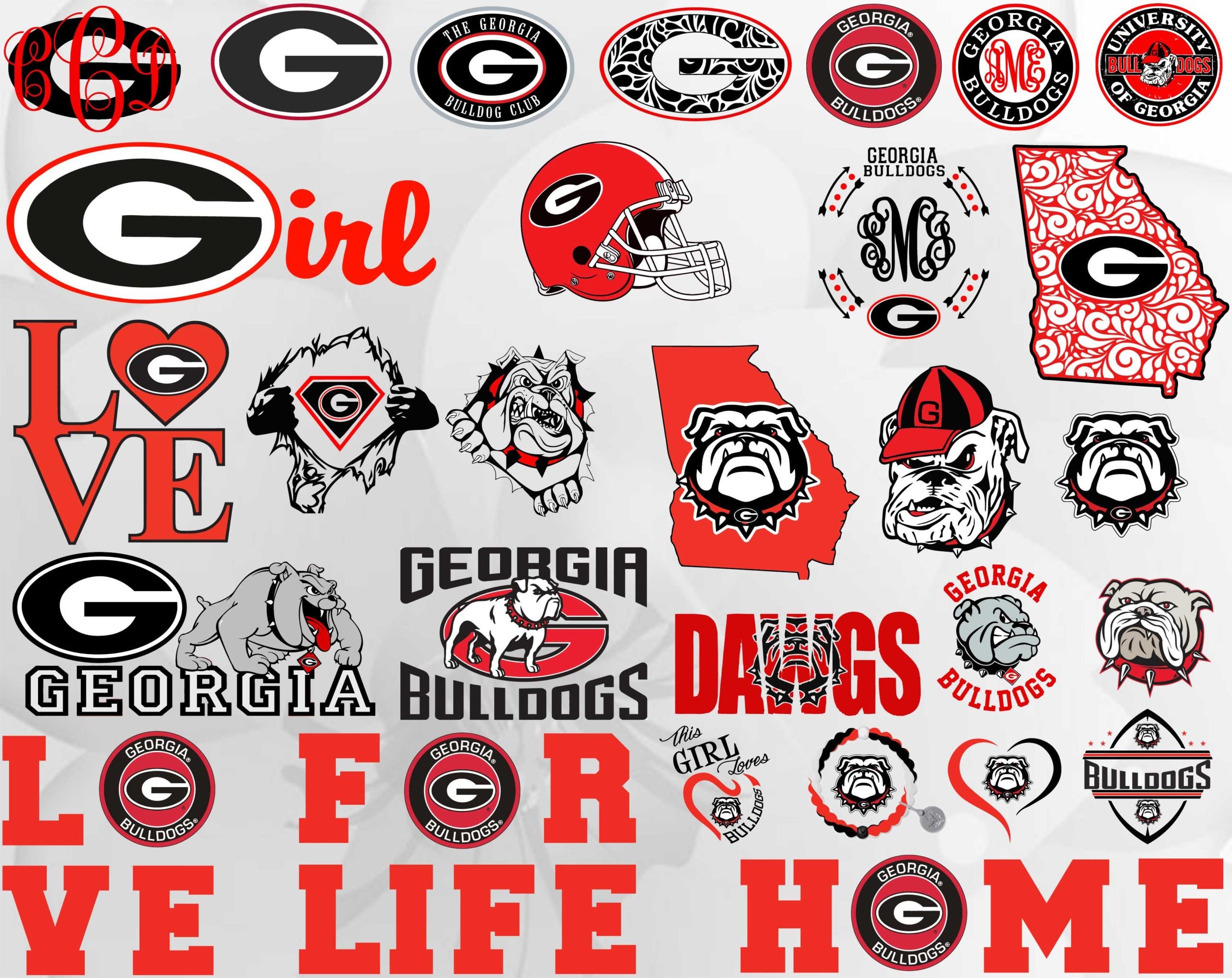 Download Georgia Bulldogs NCAA Fußball Svg Dxf Eps Pdf Png Cricut ...