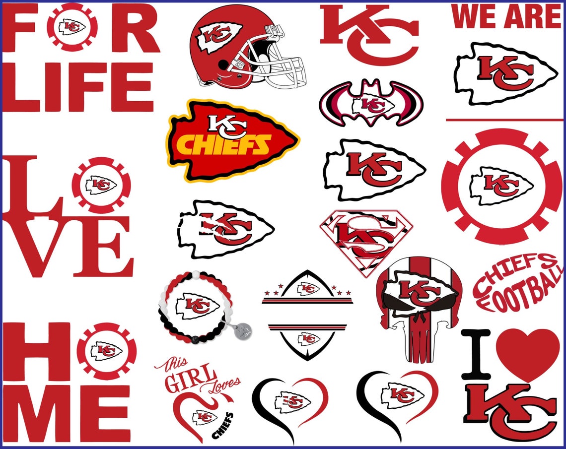 Kansas City Chiefs NFL American Football Svg Dxf Eps Pdf Png | Etsy