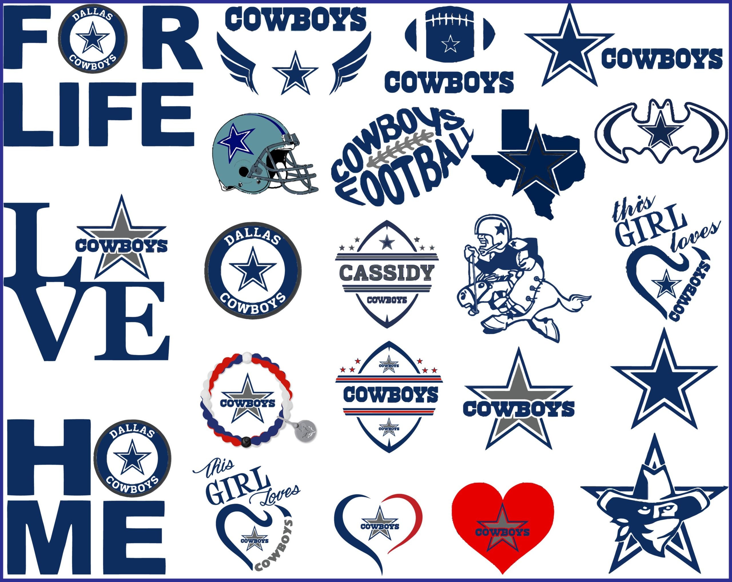 Dallas Cowboys NFL American Football Svg Dxf Eps Pdf Png Etsy