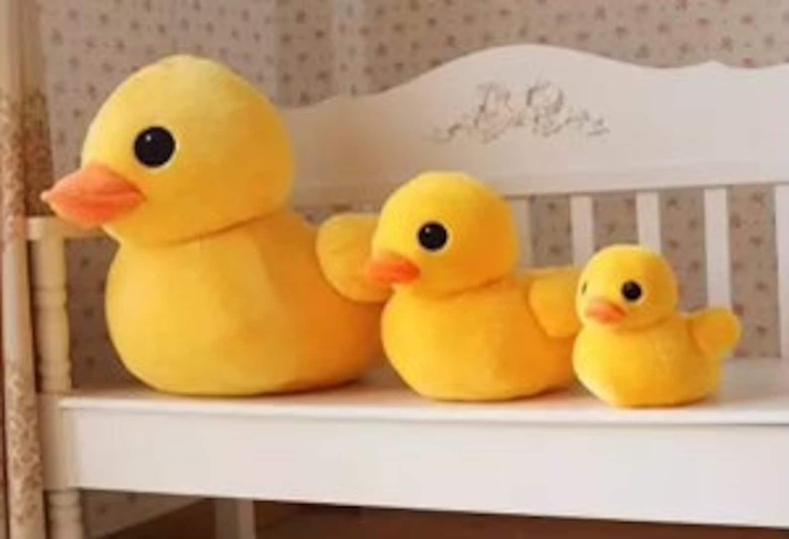 Giant Yellow Duck Plush Toy Stuffed Animals Soft Doll Etsy
