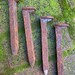 Railroad Spikes - Protection, Strength, Home Warding - Witchcraft Supplies 