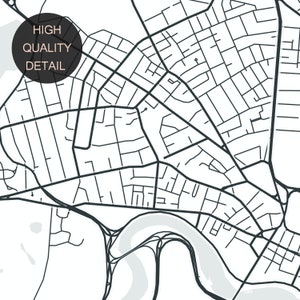 Cambridge Massachusetts Map Print Printable Street Map Map | Etsy
