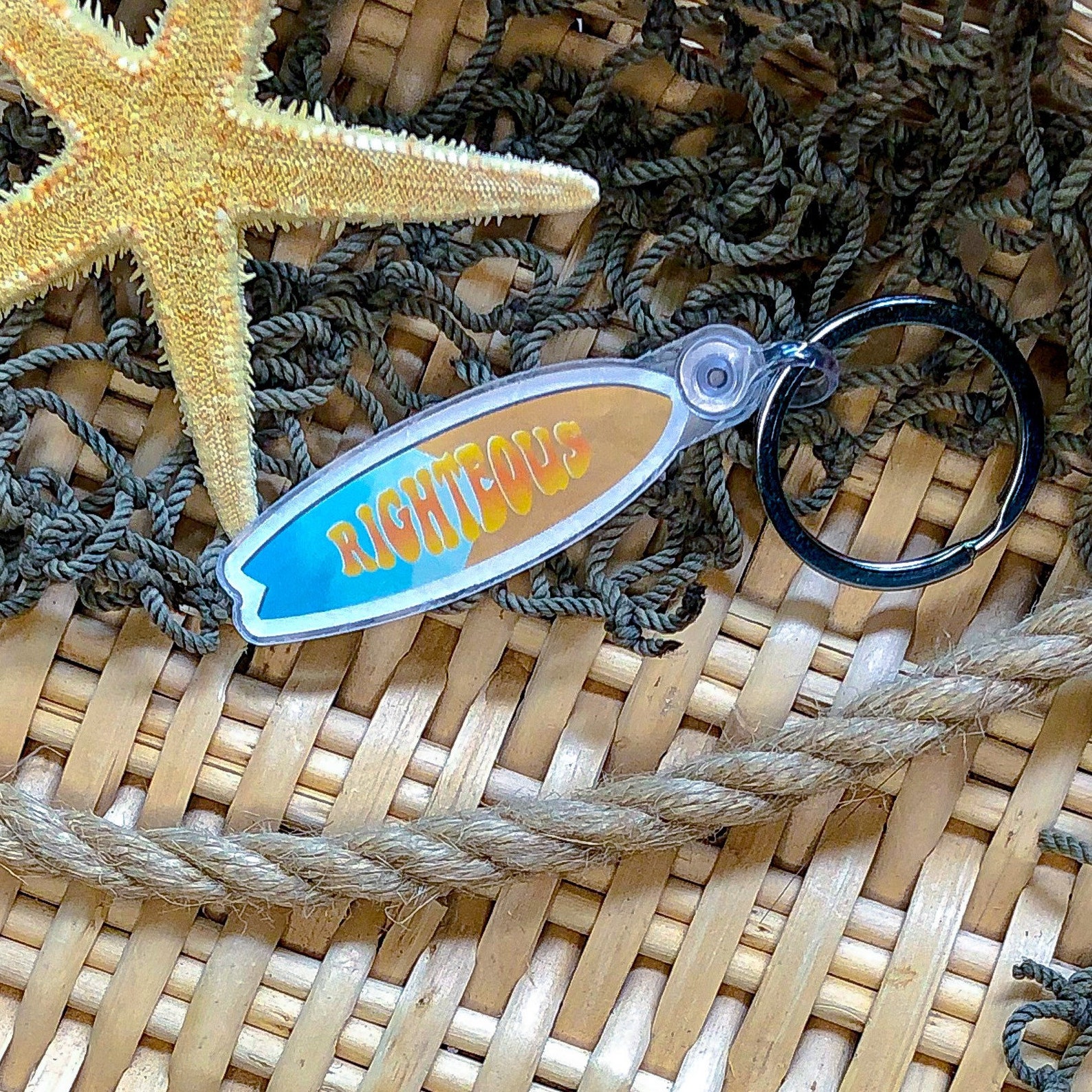 Surfboard Keychain Etsy