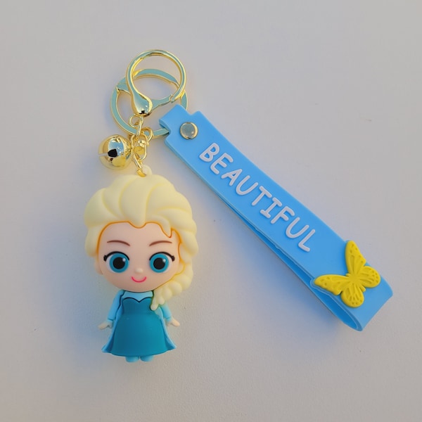 Frozen Keychain / Elsa Keychain /Anna Keychain /Keychain Bag /Key Ring Pendant Accessories Children’s / Birthday Gifts Backpack Keychains..