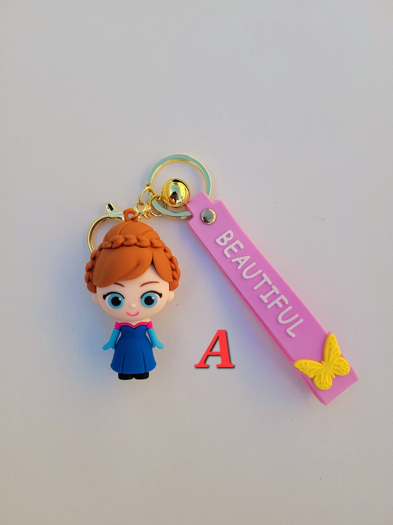 Frozen Keychain W/name/ Elsa Keychain W/name/ Anna Keychain W/name ...
