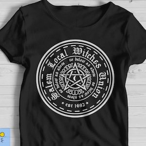 Bruxa svg, Salem Local Witches Union svg, Halloween svg Cricut Cut File, Placa e decoração rústica, Camiseta de Halloween, Hocus Pocus svg