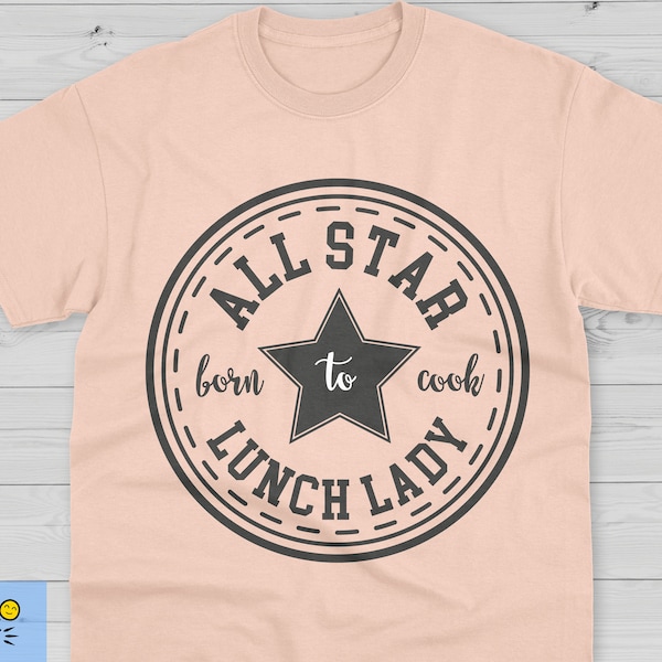 All Star Lunch Lady svg, Lunch Lady svg, Cook svg, Lunch Lady Squad svg, Born to cook svg, cricut by HelloCutShop