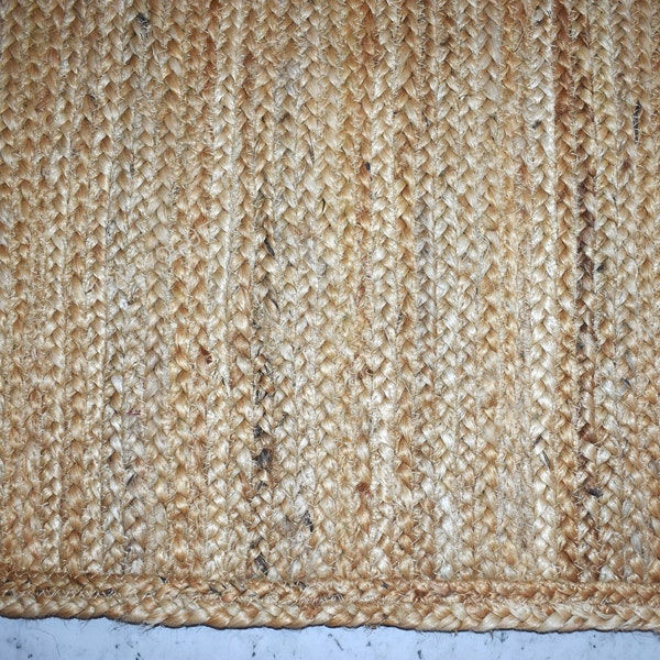 Jute Rug Rectangle Etsy