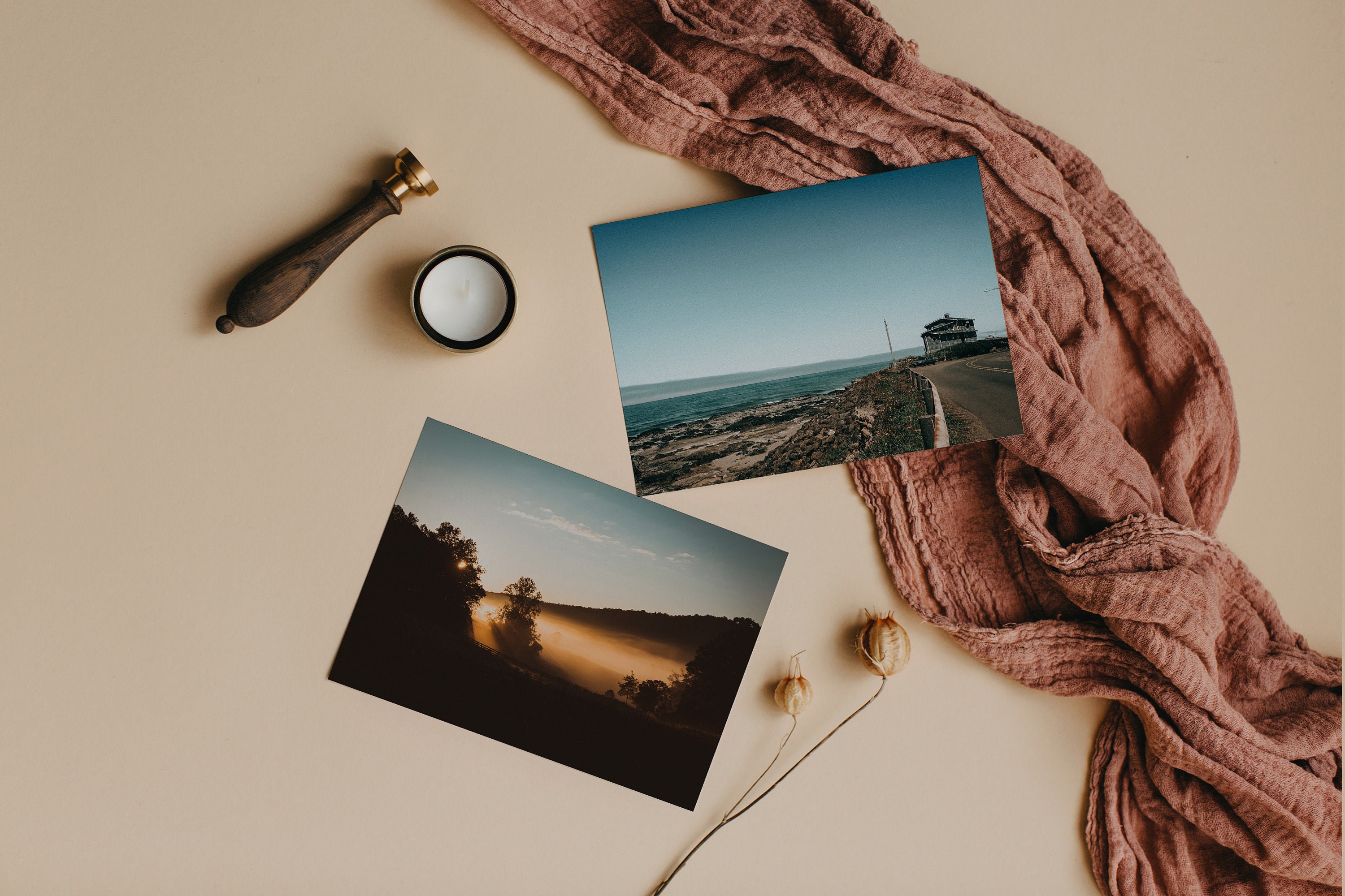 Photography Postcard Set of 2 5x7 Notecards Mountain Etsy