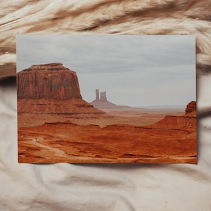 Monument Valley 5x7 Postcard | Arizona Landscape Photography | Southwest Landscape Print | Correspondence | Writing Gift | Wall Decor