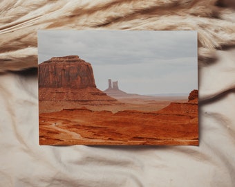 Monument Valley 5x7 Postcard | Arizona Landscape Photography | Southwest Landscape Print | Correspondence | Writing Gift | Wall Decor
