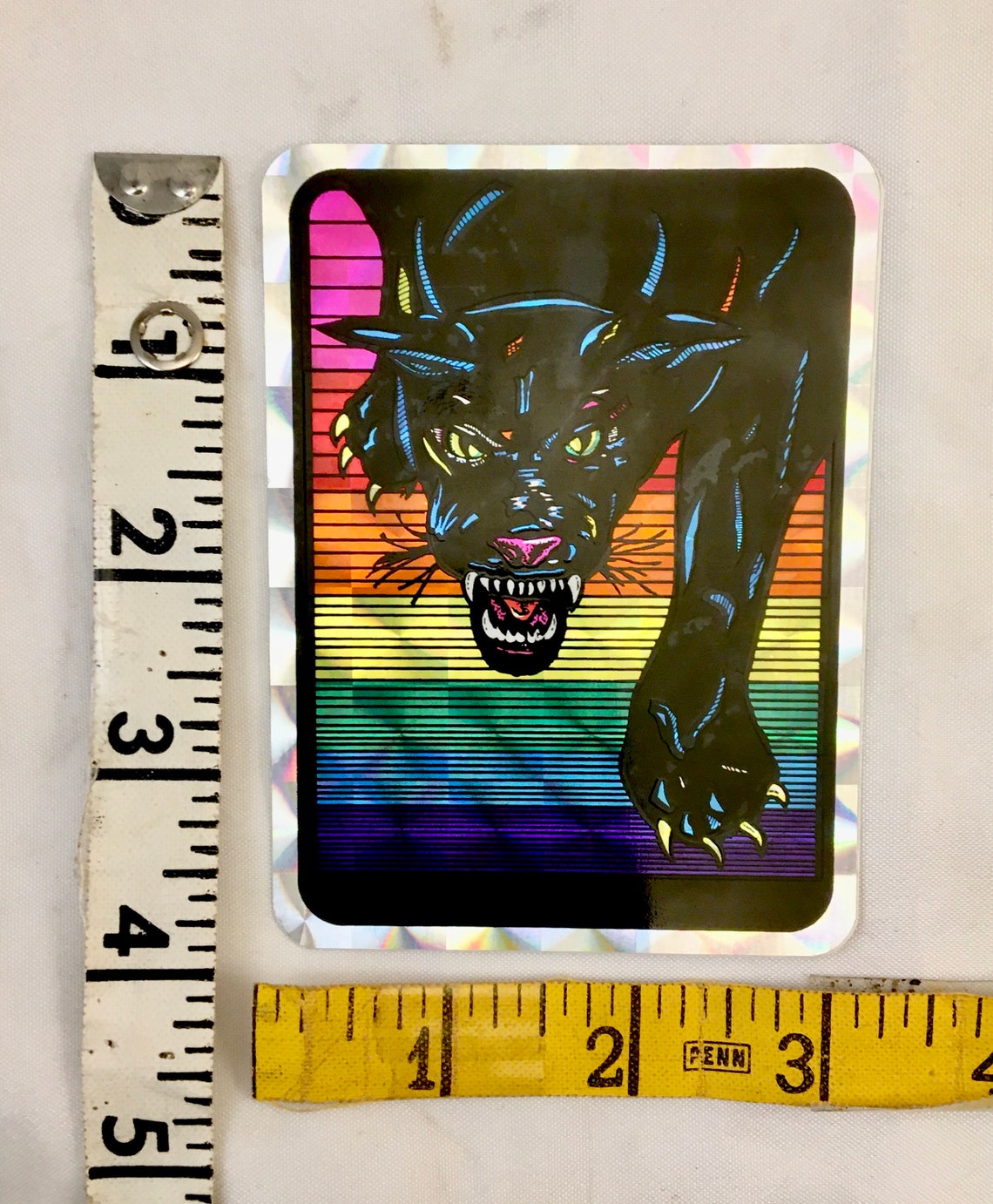 Vintage Prismatic Decal 1980s Vending Machine Sticker 4 x 3 Etsy