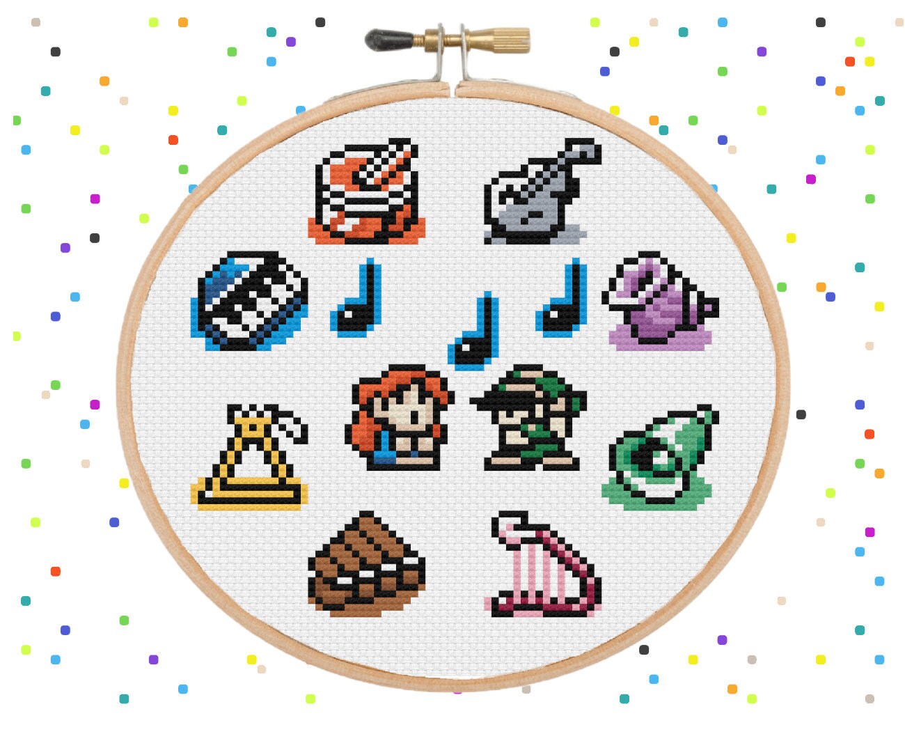 Legend of Zelda Links Awakening Instruments Of The Sirens Etsy