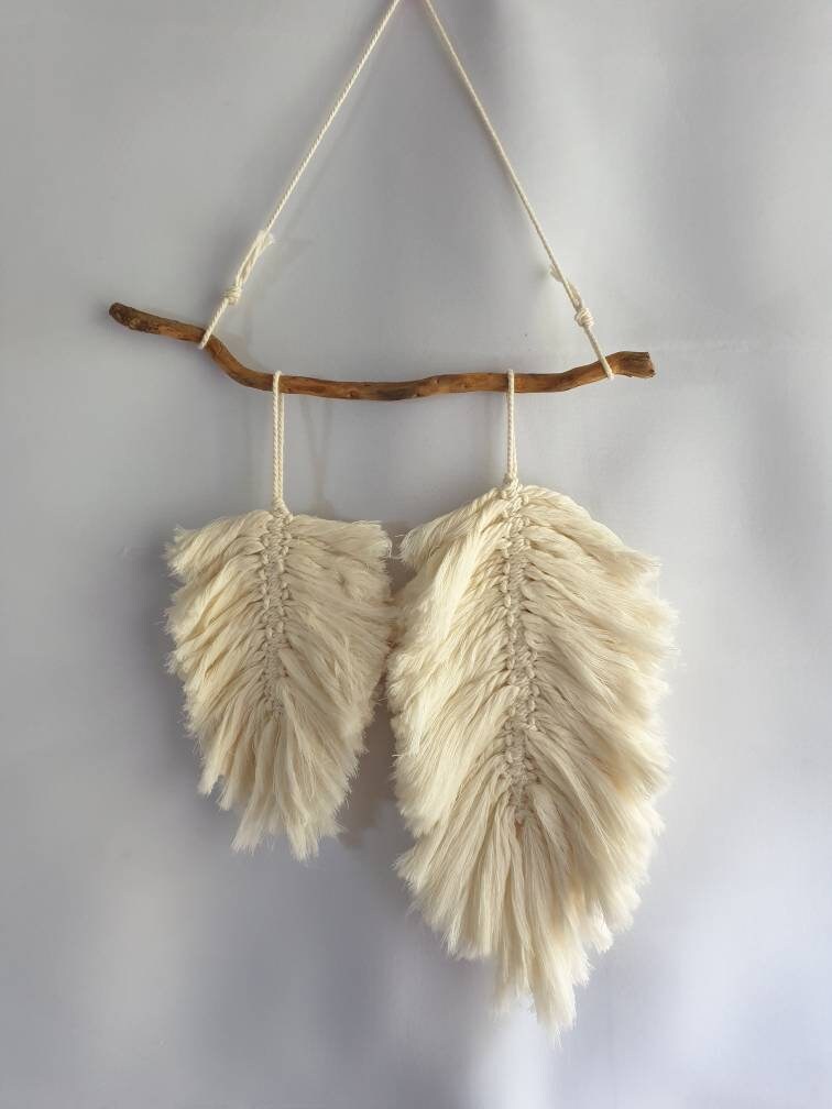 Feuilles en Macramé