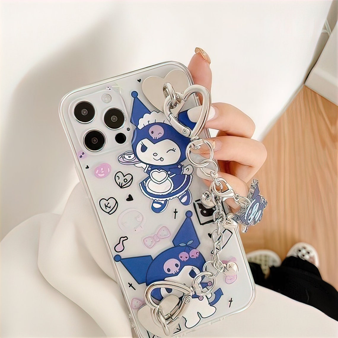 Kuromi Phone Case
 Kuromi Phone Case Cartoon Cute Phone Case For iPhone 12 Pro