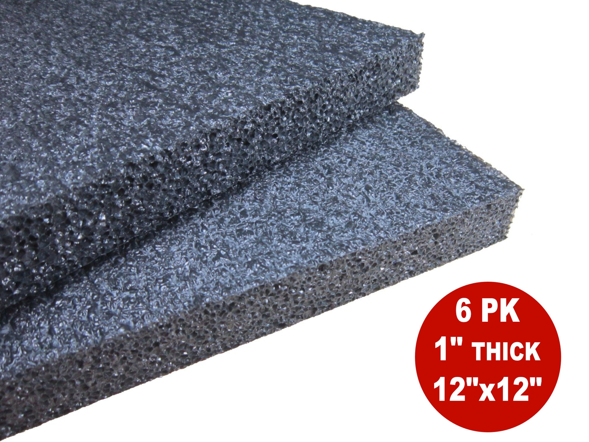 Mousse Ninja Feuille de mousse de polyéthylène 12 x 12 x 1 Pouce