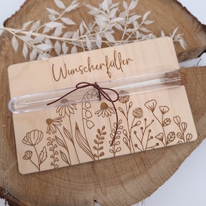 Wunscherfüller | Geschenk Reagenzglas | Hochzeit | Geburtstag | Kommunion | Konfirmation | Geldgeschenk