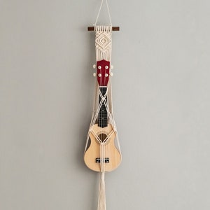 Macrame Ukulele Hanger Wall Organizer Holder Gift for Her H77