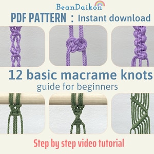 Rare Illustrated Macrame Pattern Book Weaving Designs Macrame Wall