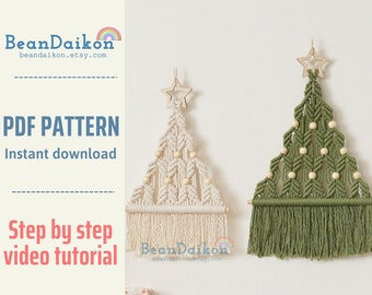 Macrame Pattern Christmas Tree PDF Tutorial, How To Macrame, Macrame  Macrame Beginners, Macrame Patterns Pdf, Macrame Pdf Tutorial P20