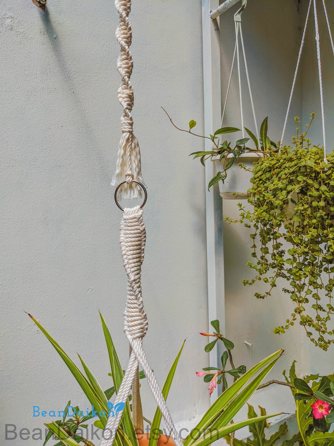 Macrame Plant Hanger Extender More Colors Macrame Extension Etsy