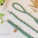 Personalized Dog Collar and Leash Set, Macrame Dog Collar, Boho Dog Collar, Collar Leash, Macrame Dog Leash, Macrame Dog Lead, Guinea Pig 