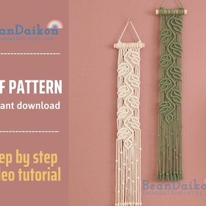 Macrame Patterns, Boho Nursery Decor, Instruction Macrame, Home Decor DIY, Geometric Wall Art, Crafts Patterns, Kit For Beginner P29