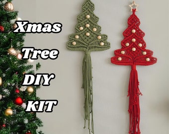 Christmas Tree Kit, Best Friend Gifts, Diy Crafting, Hanging Decor, Holiday KIT, Make Your Own, Winter Project, Xmas Diy Project K55