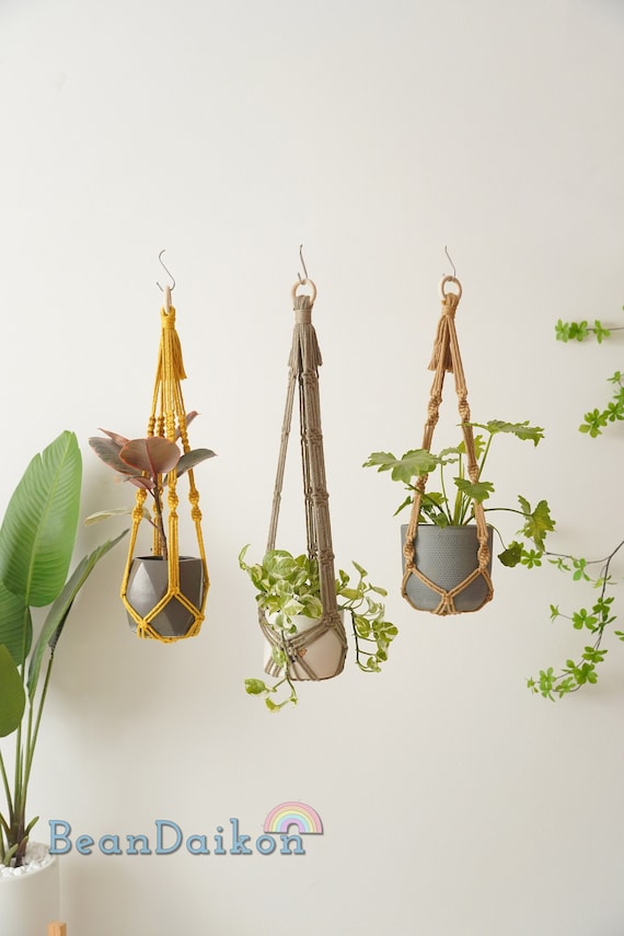 19 Macramé Plant Hanger Patterns & Instructions - Patterns Hub - Foto 13