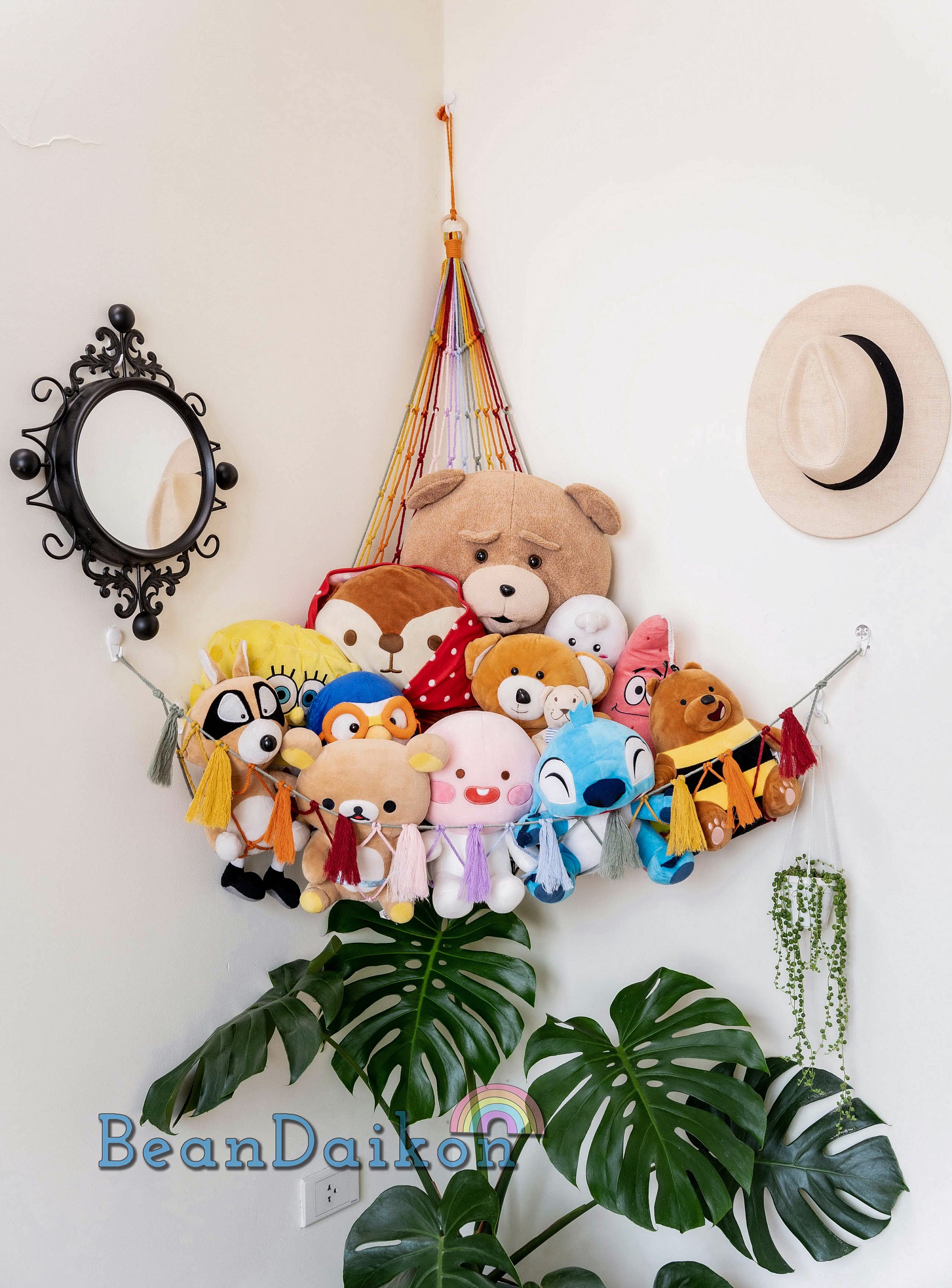 Stuffed Animal Storage Stuffed Animal Holder For Nursery - Temu