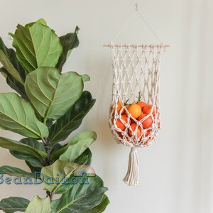 Boho Potato Tomato Bag Woven Fruit Basket Kitchen Storage - Etsy