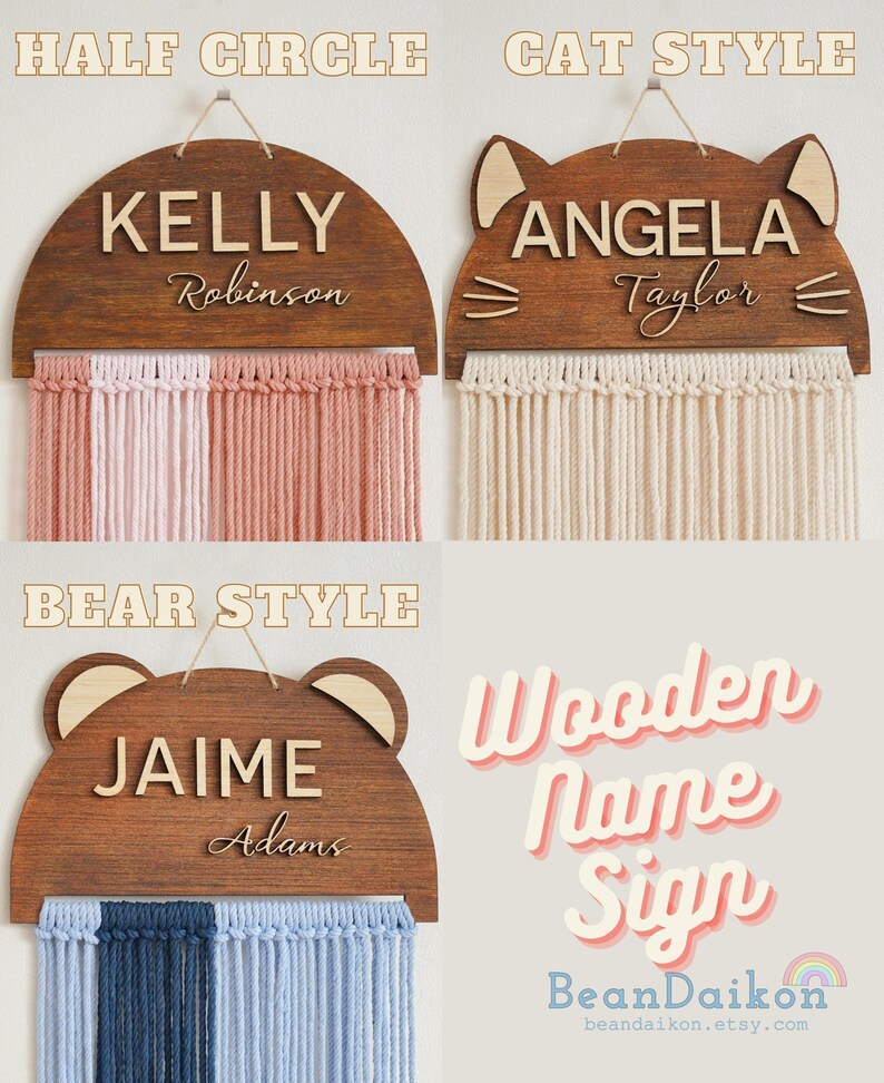 Personalised Sign Nursery Name Decor Baby Announcement Baby Etsy