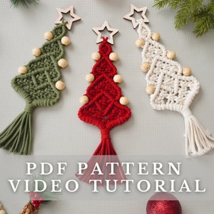 Diy Xmas Tree Pattern, Winter Project, Xmas Digital, Make Your Own, Diy Decoration, Easy Pattern, Macrame Xmas Tree, Christmas Gifts P53