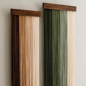 Yarn Wall Hanging Boho Home Decor Large Macrame Rustic Textile Art W76