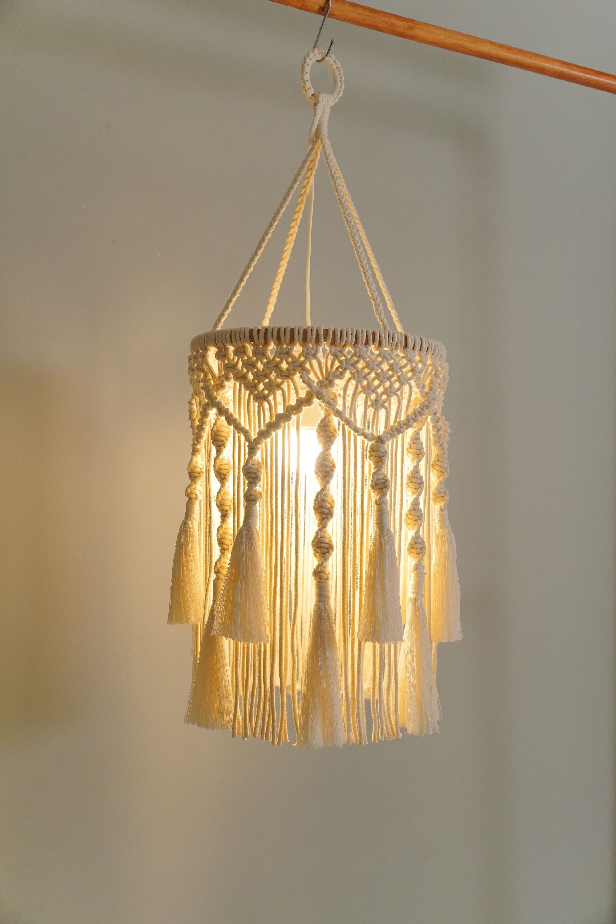 Mrs. Jones Plantenmanden voor binnen en buiten hangend gevlochten boho macramé