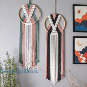 Easy Macrame Dreamcatcher Kit, Hoop Wall Hanging DIY Craft Kits, Diy Macrame Kit, Macrame Diy Kit, Teen Craft Kit, Adult Craft Kit K07 image 5