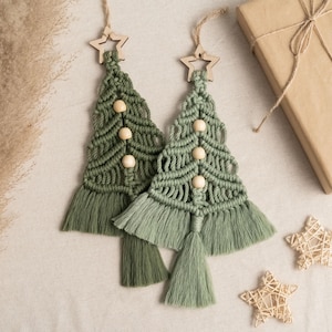 Boho Macrame Christmas Tree Wall Hanging, Macrame Christmas Tree, Christmas Wall Decor, Christmas Home Decor, Holiday Decor X19