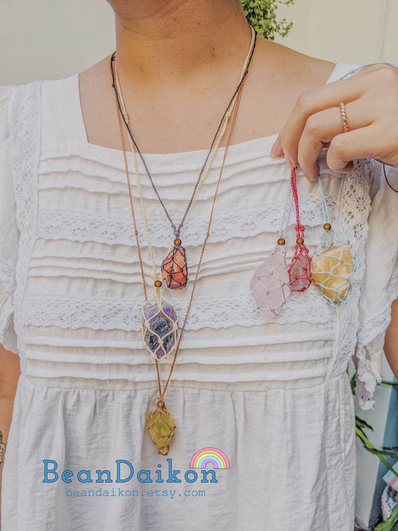 Crystal Necklace Holder Crystal Holder Necklace Crystal Cage Etsy Ireland