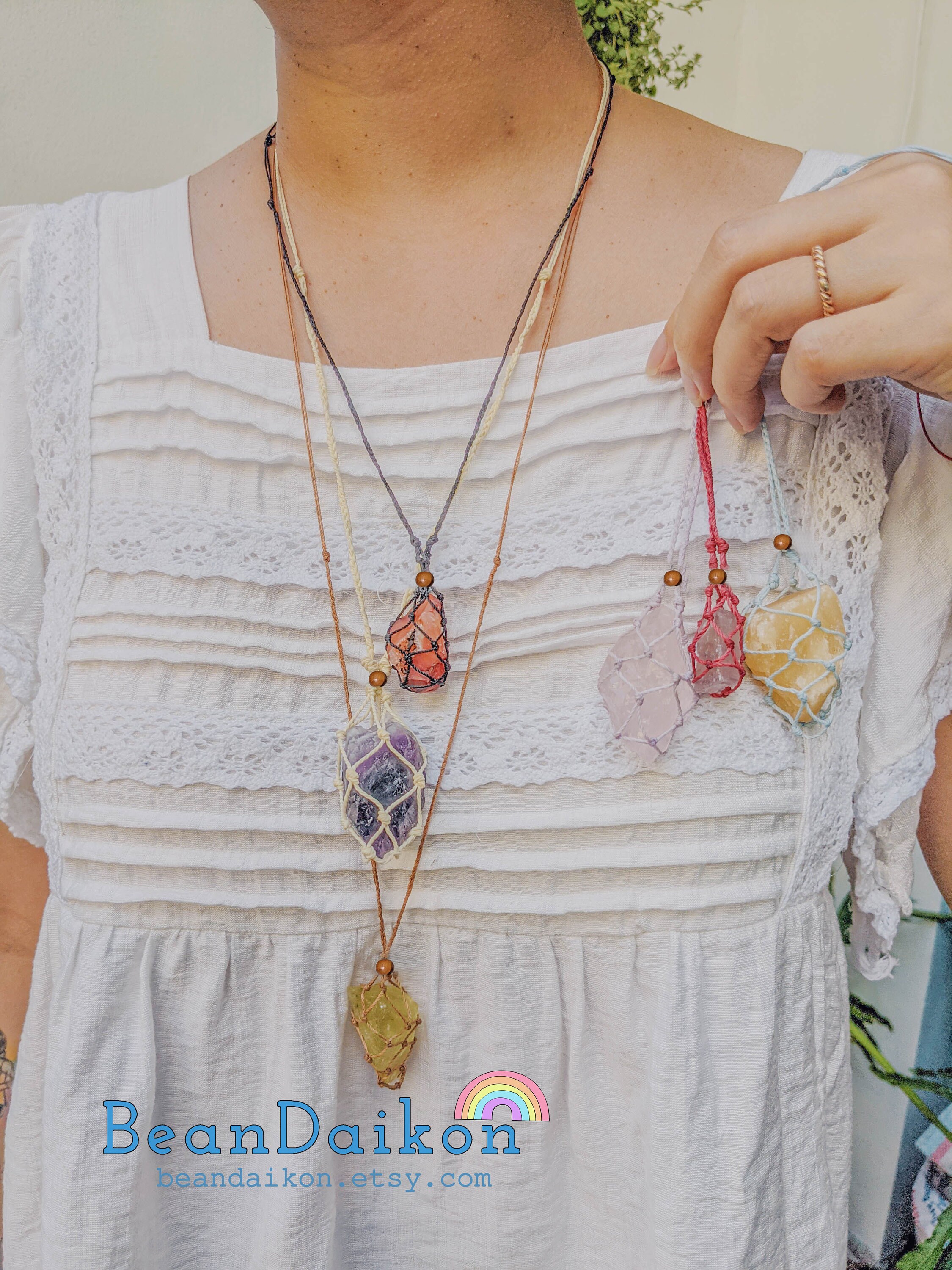 Crystal Necklace Holder Crystal Holder Necklace Crystal Cage Etsy Ireland