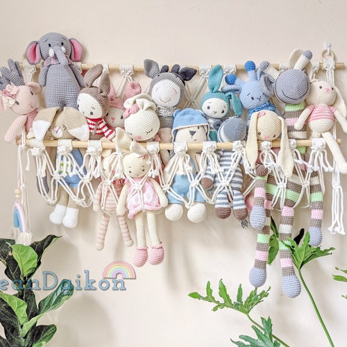 Macrame Toy Hammock Stuff Animal Hammock Handmade Toy - Etsy Macrame Toy Hammock Stuff Animal Hammock Handmade Toy - Etsy