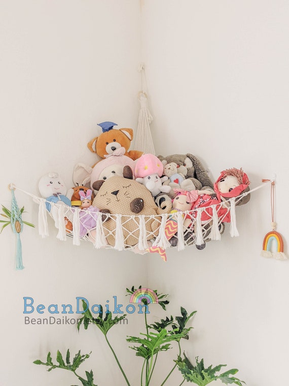 Macrame Toy Hammock With Fringe More Color Handmade Corner - Macrame Stuffed Animal Hammock Diy Macrame Toy Hammock With Fringe More Color Handmade Corner - Macrame Stuffed Animal Hammock Diy