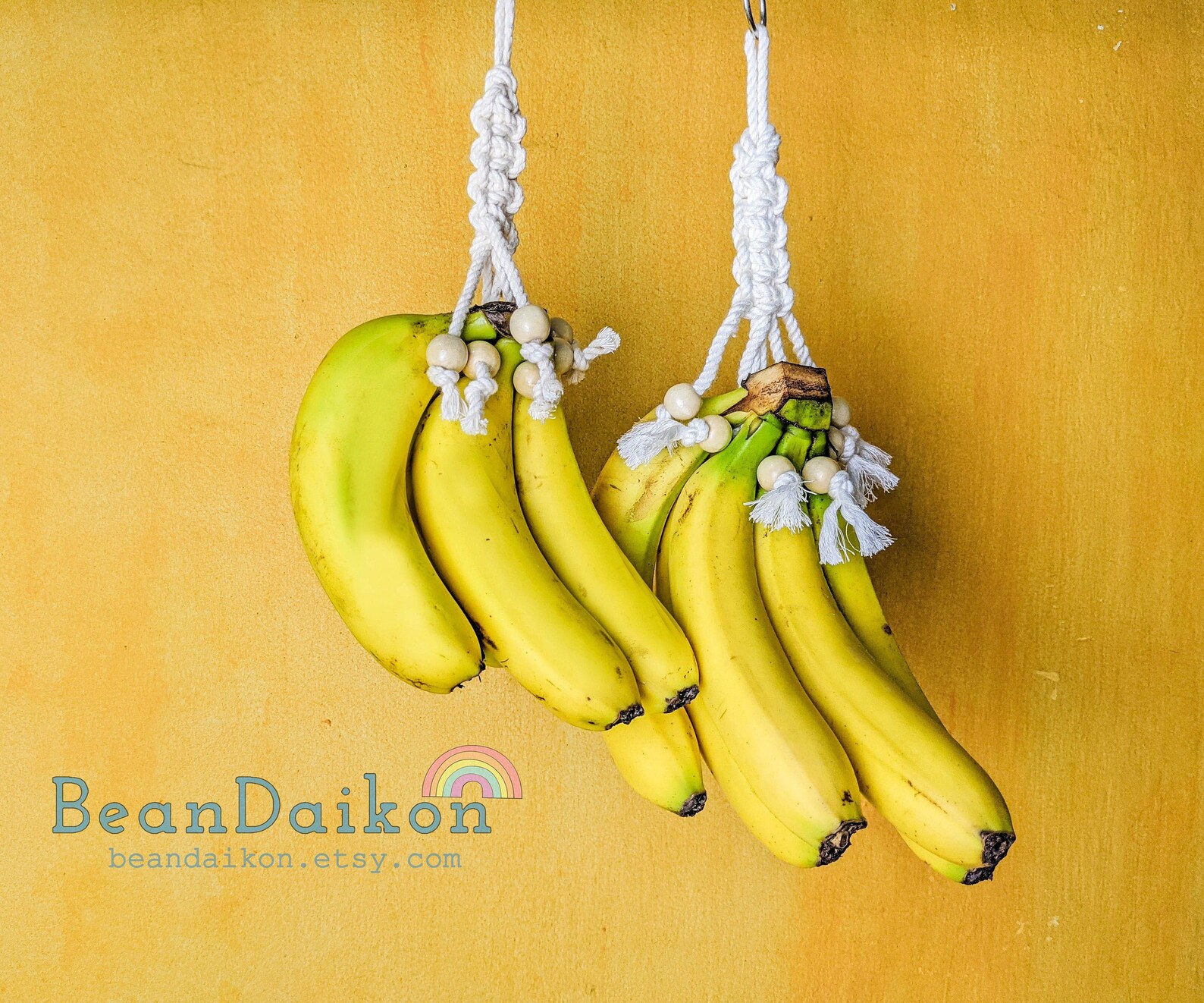 Macrame Banana Hanger Boho Banana Bungee Fruit Holder Etsy UK
