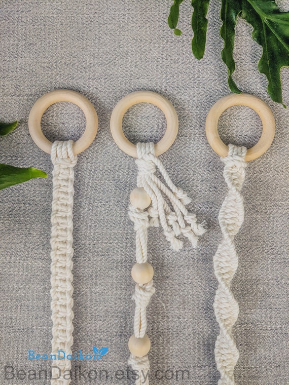 Macrame Extension, Extender for Hanging Plants, Macrame Plant Hanger  Extender, Plant Hanger Hook, Mobile Extender, Hanging Planter Extender 