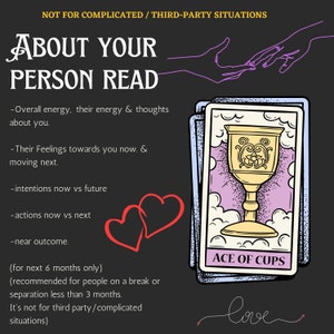 ABOUT YOUR PERSON Read (their current energy & feelings towards you.)